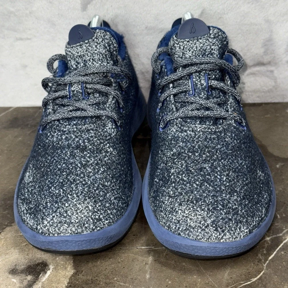 Allbirds Wool Runner Up Mizzles Womens Size 9 Running Shoes Sneakers Blue